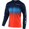 CAMISOLA TROY LEE DESIGNS 2021 GP AIR STAIN'D - NAVY / LARANJA